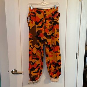 Orange Camp Pants